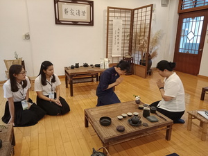 108.05.16 泰國清邁學生體驗慈濟人文—靜思茶道圖片
